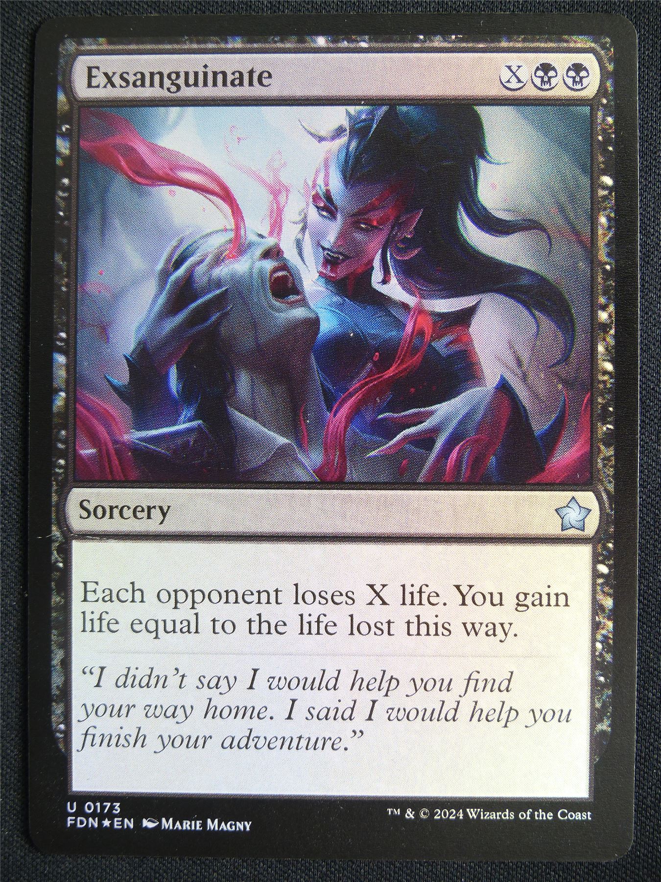Exsanguinate Foil - FDN - Mtg Card #3EK