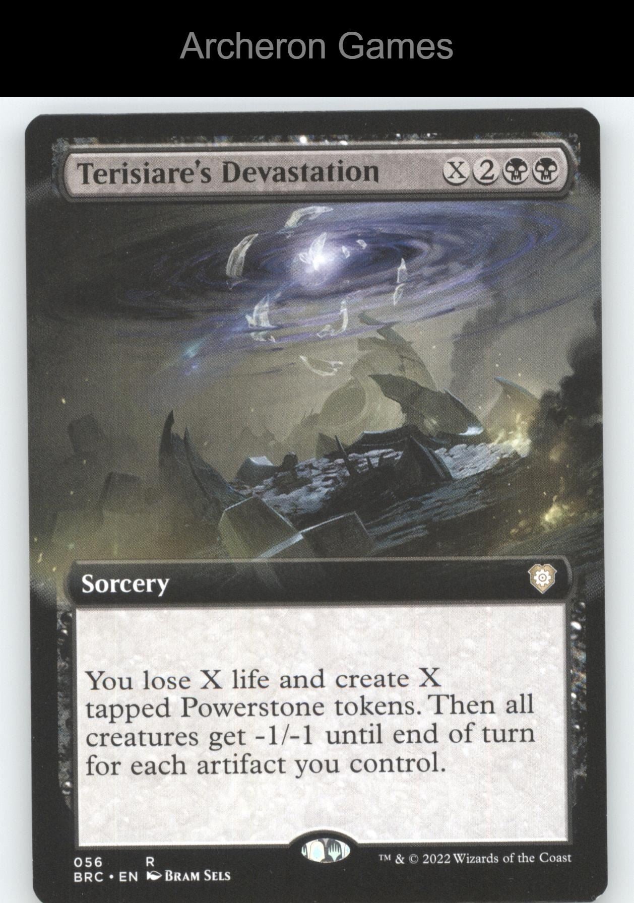 Terisiare's Devastation (Extended Art) 56 MTG Card Commander: The Brothers' War