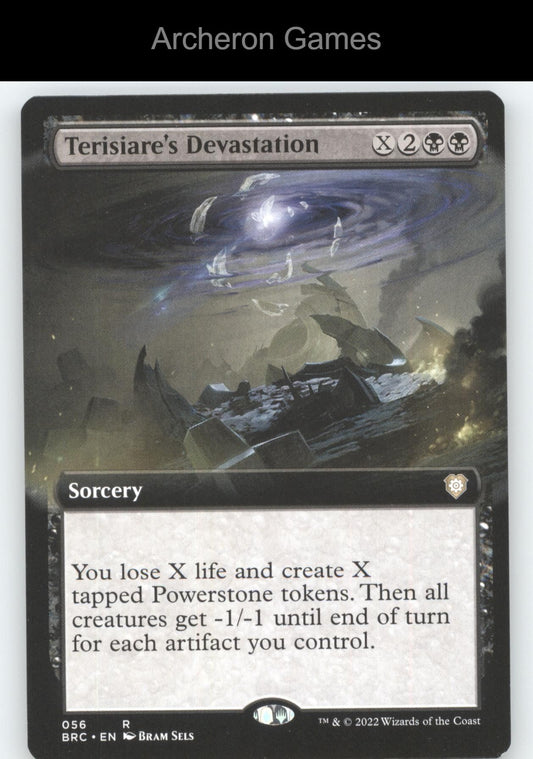 Terisiare's Devastation (Extended Art) 56 MTG Card Commander: The Brothers' War