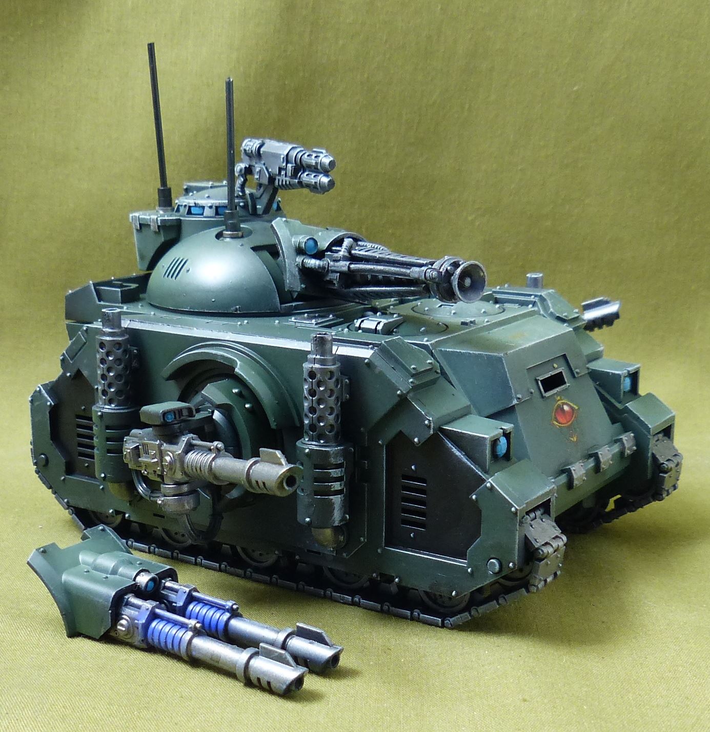 Deimos Pattern Predator Battle Tank Painted - Sons of Horus - Warhammer Horus Heresy #BB