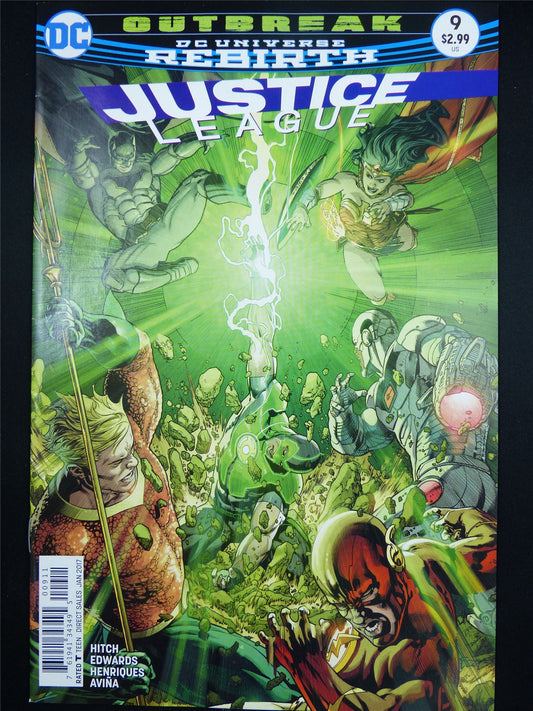 JUSTICE League #9 - DC Comic #4XL