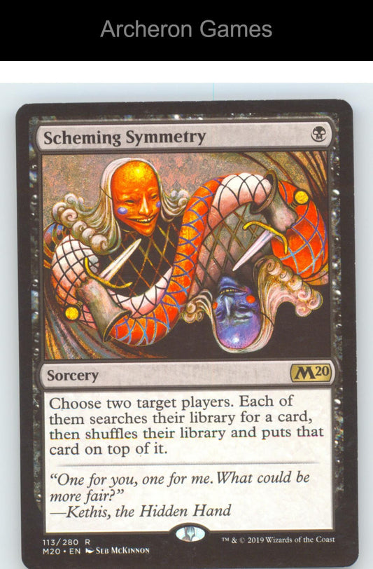 Scheming Symmetry M20 113 R MTG Card Core Set 2020