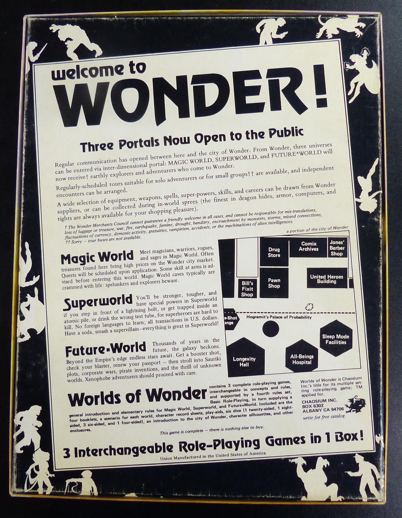 Worlds of Wonder: Magic World Superworld & Future-World Roleplaying Game OOP #1XO