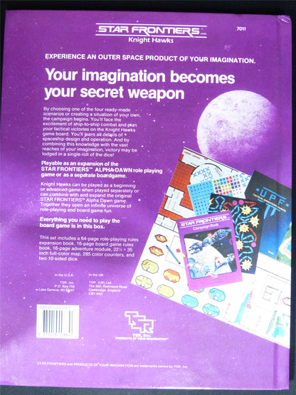 Star Frontiers: Knight Hawks - TSR Roleplay Hardback #1WL