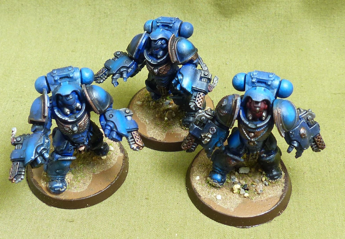 Aggressor Squad Painted - Ultramarines - Warhammer 40K #24T