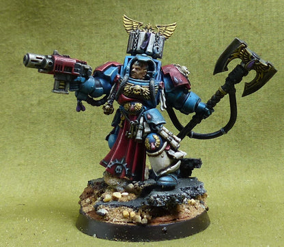 Librarian in Terminator Armour painted - Space Marines - Warhammer 40K #5BW