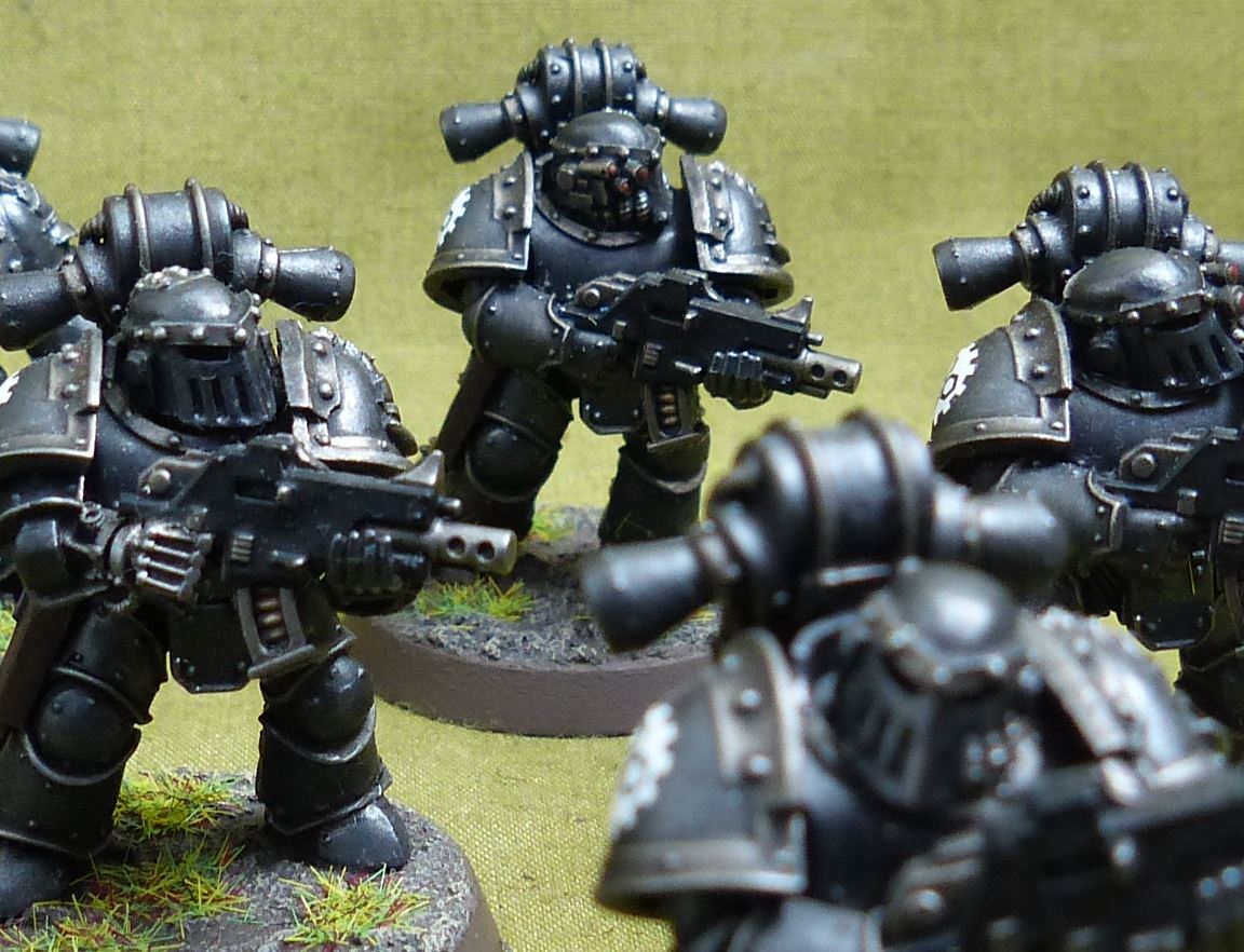 MKIII Tactical Squad set of 10 painted - Iron Hands - Warhammer Horus Heresy #2QI