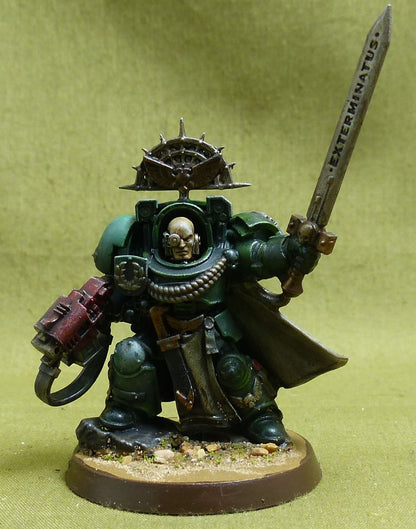 Captain in Terminator Armour painted - Dark Angels - Warhammer 40K #3JB