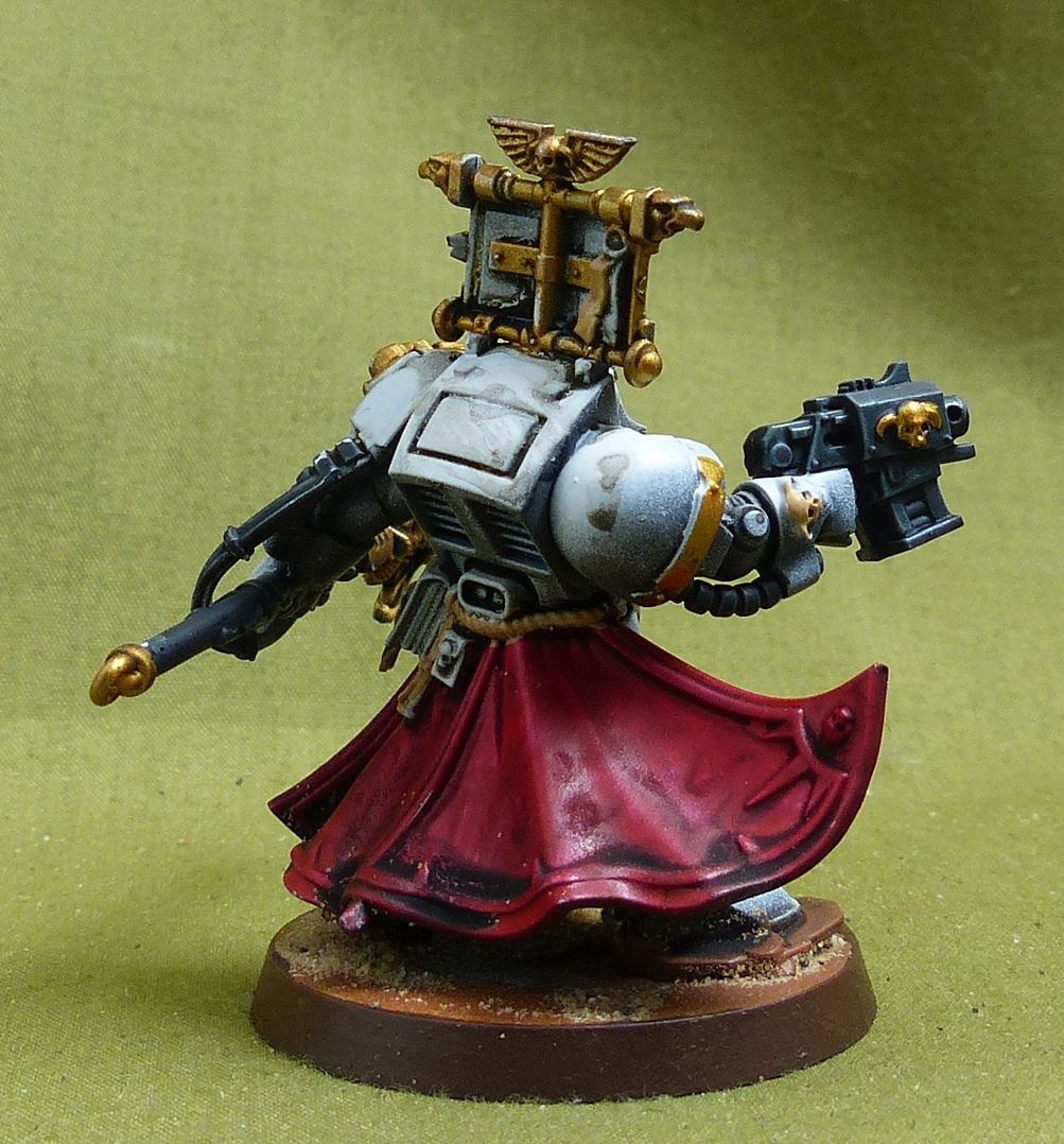 Librarian in Temrinator Armour painted - White Scars - Warhammer 40K #4PP