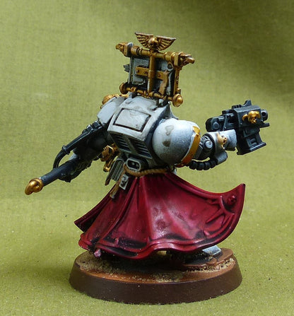 Librarian in Temrinator Armour painted - White Scars - Warhammer 40K #4PP