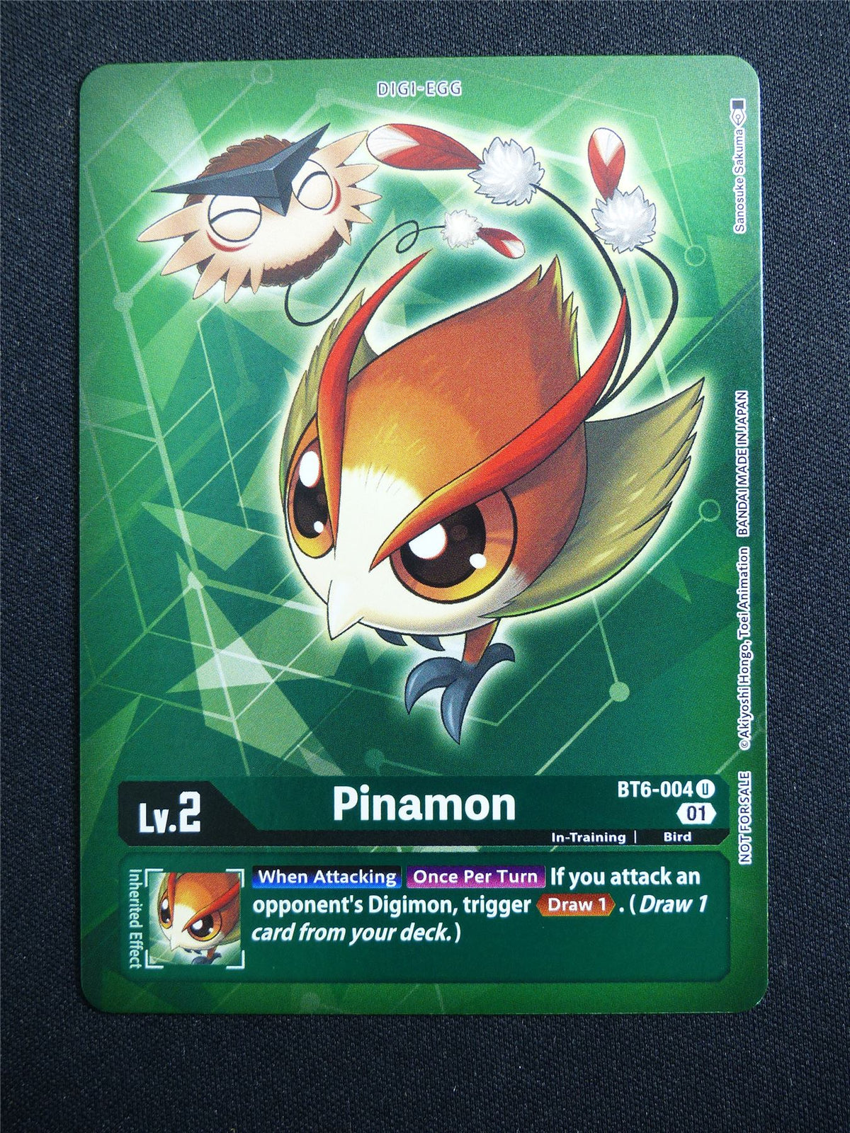Pinamon BT6-004 U Foil alt art - Digimon Card #4LC