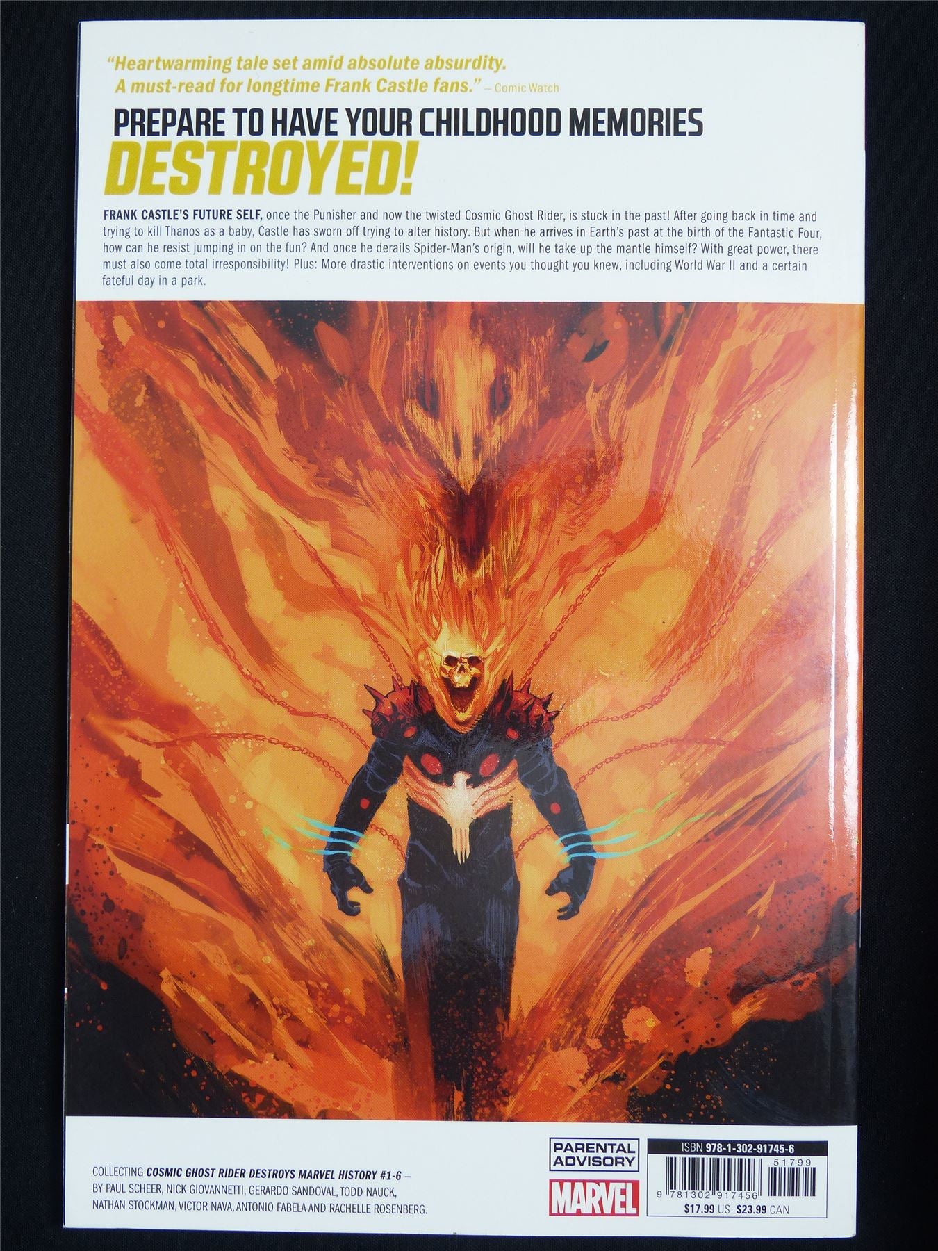 Cosmic Ghost Rider Destroys Marvel History - Marvel Graphic Softback #4VT