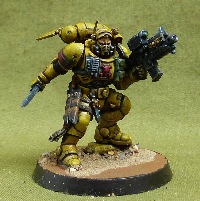 Lieutenant in Phobos Armour painted - Space Marines - Warhammer 40K #5BV