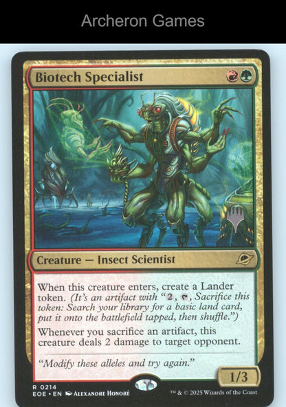 Biotech Specialist 214 R MTG Card Edge of Eternities