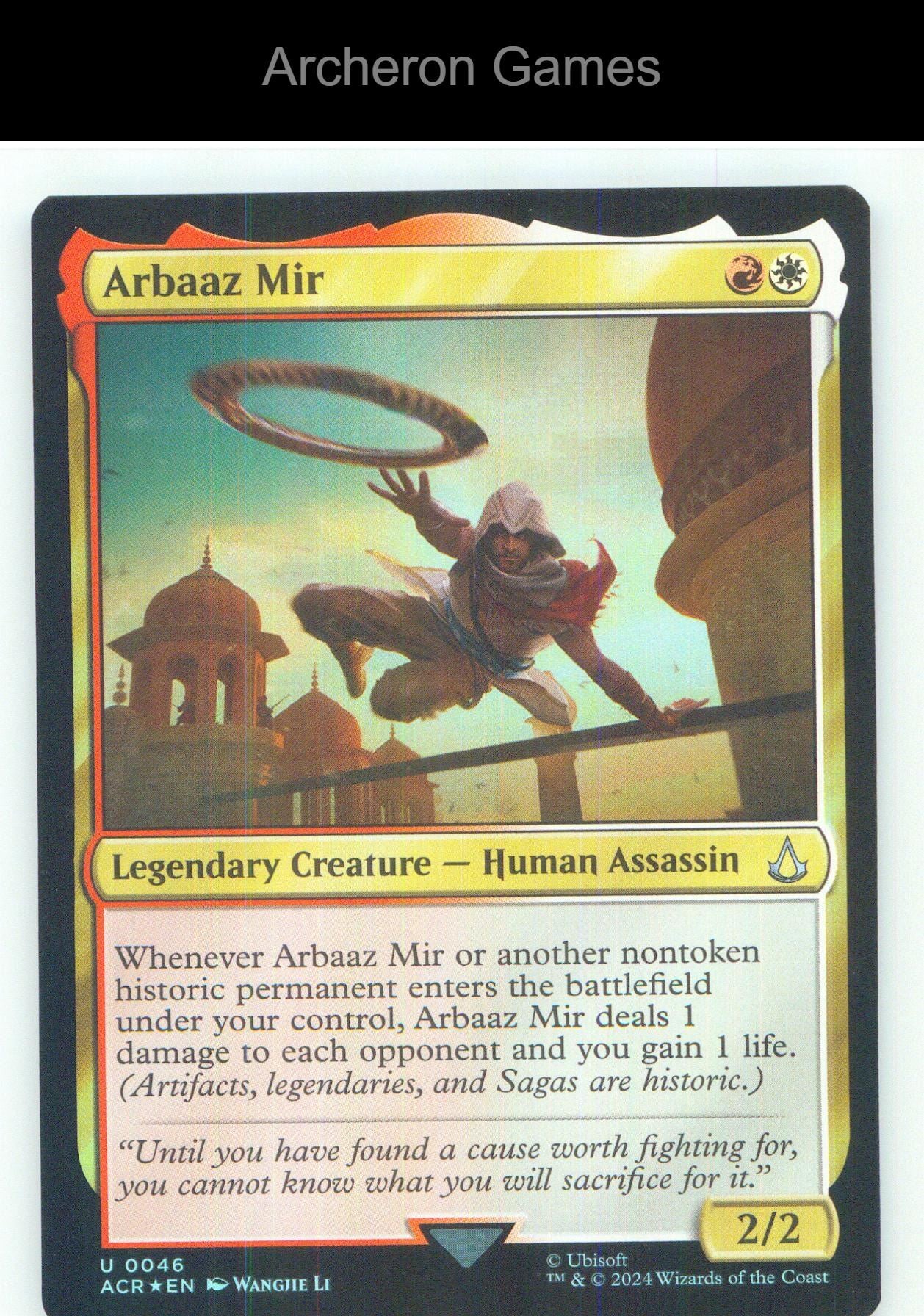 Arbaaz Mir ACR 46 UC MTG Card NM/EX+ Foil