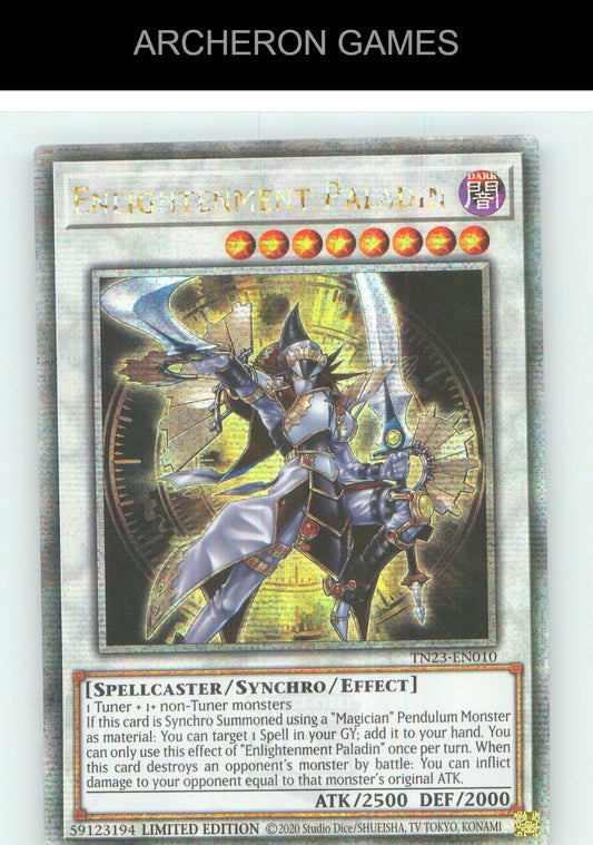 Enlightenment Paladin (Quarter Century Secret Rare) YUGIOH Card Limited