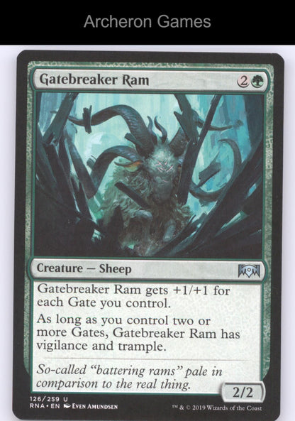 Gatebreaker Ram 126 UC MTG Card Ravnica Allegiance