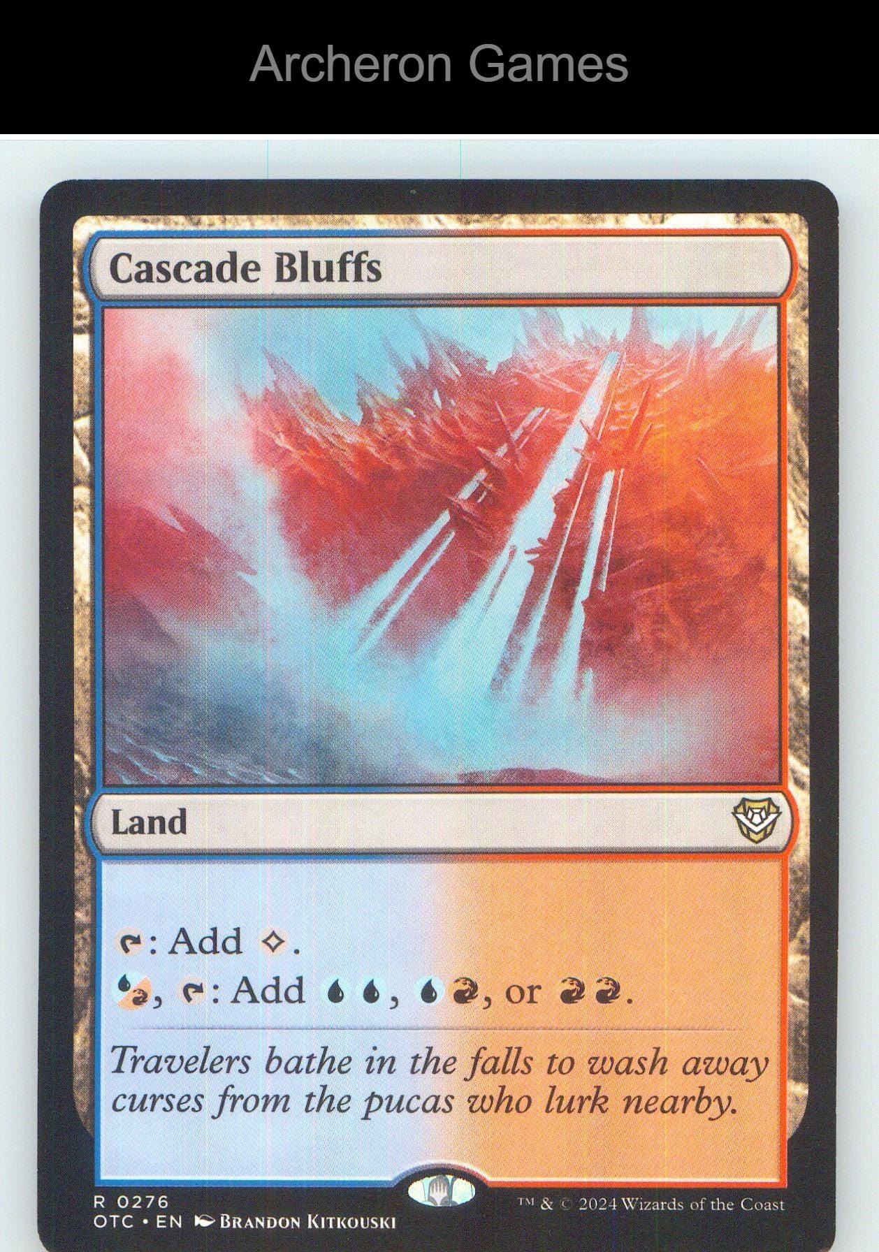 Cascade Bluffs OTC 276 R MTG Card NM/EX+