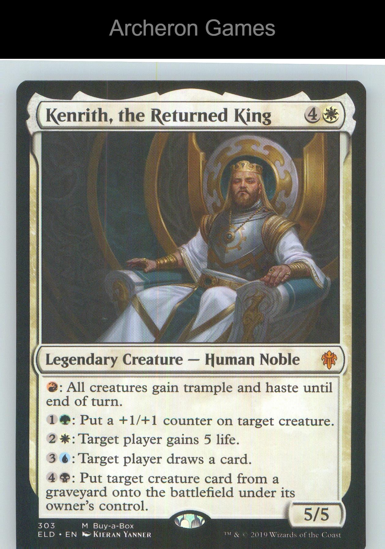 Kenrith, the Returned King 303 Mythic MTG Card NM/EX+