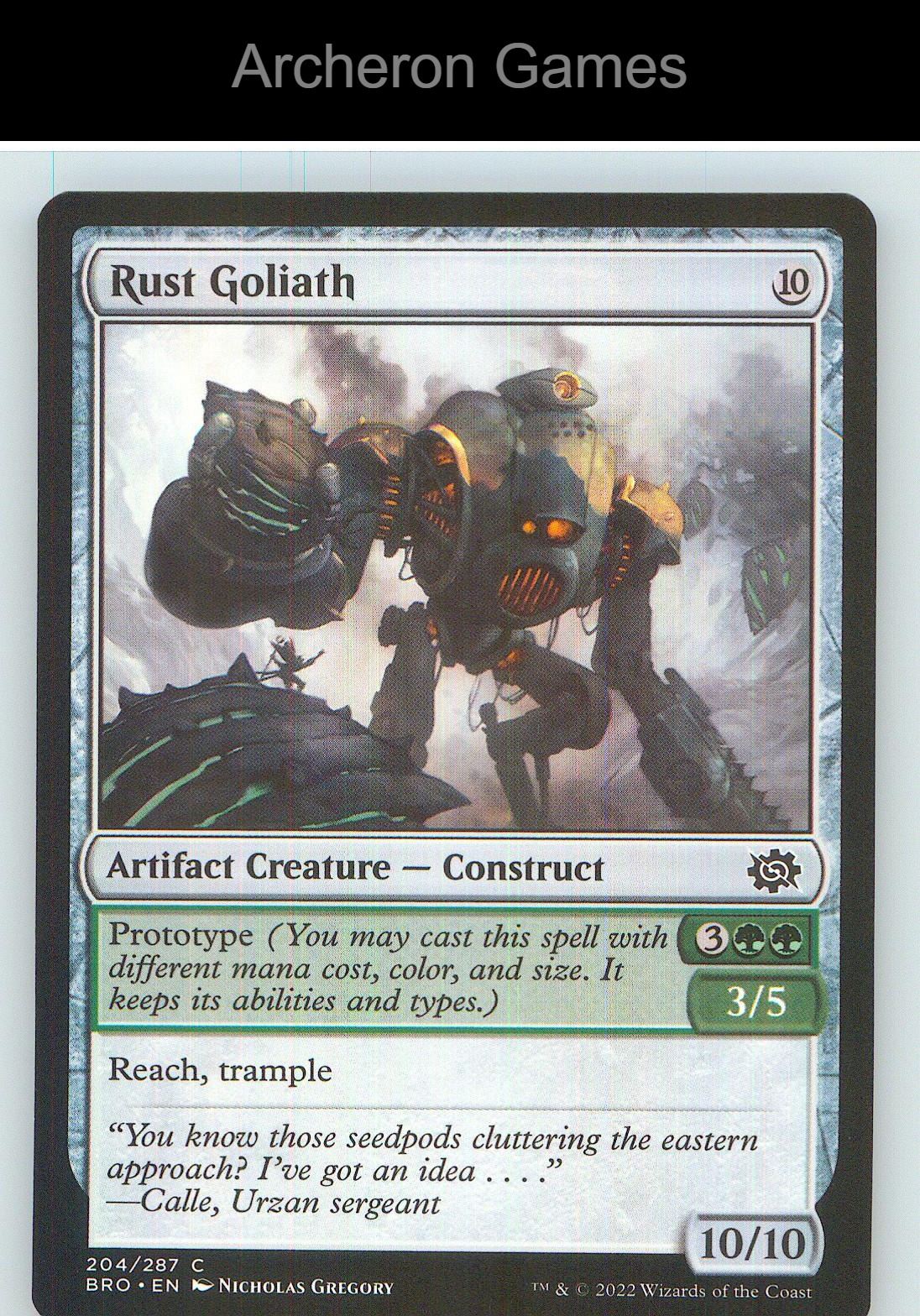Rust Goliath BRO 204 C MTG Card NM/EX+