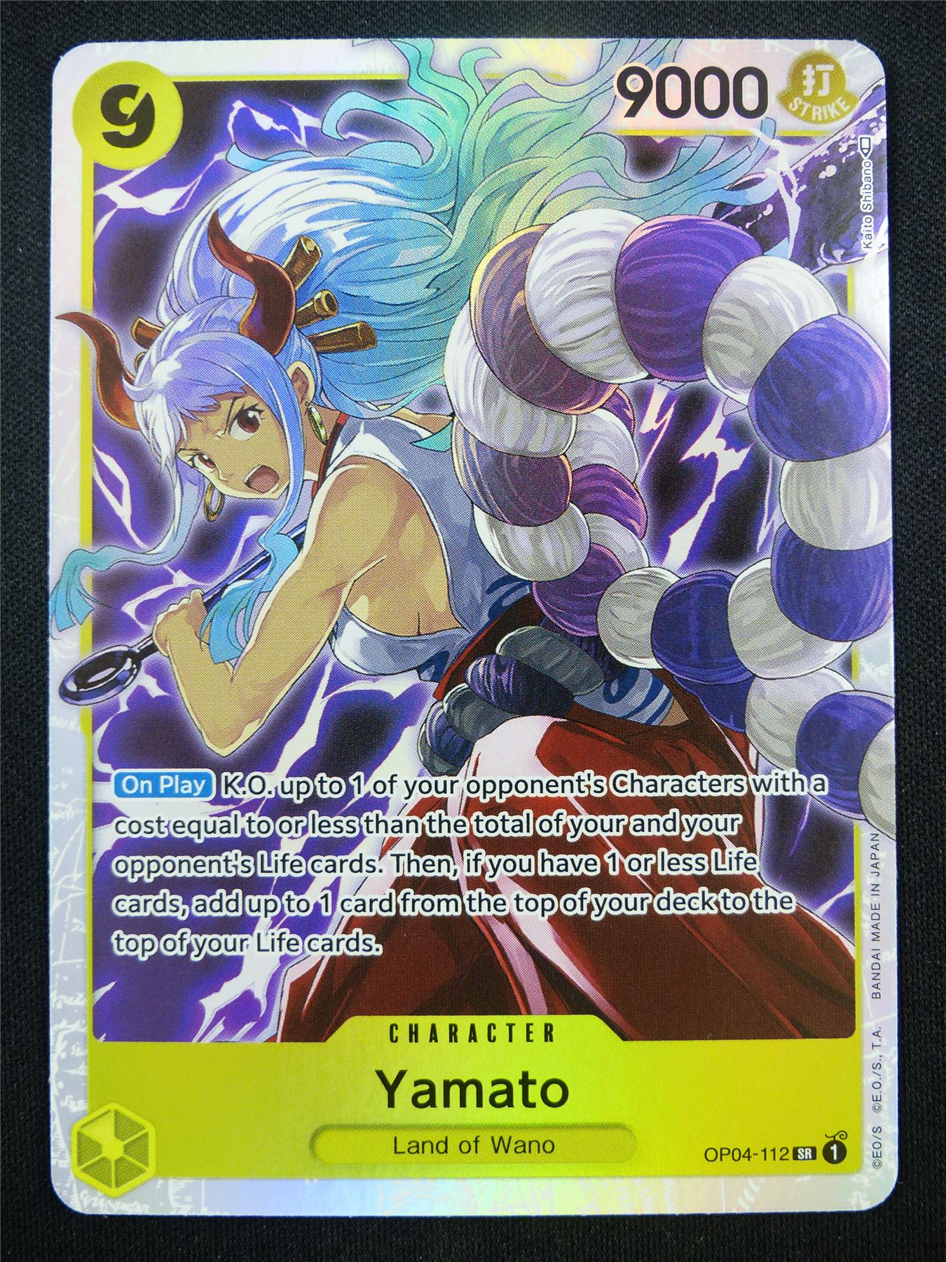 Yamato OP04-112 SR - One Piece Card #1V8