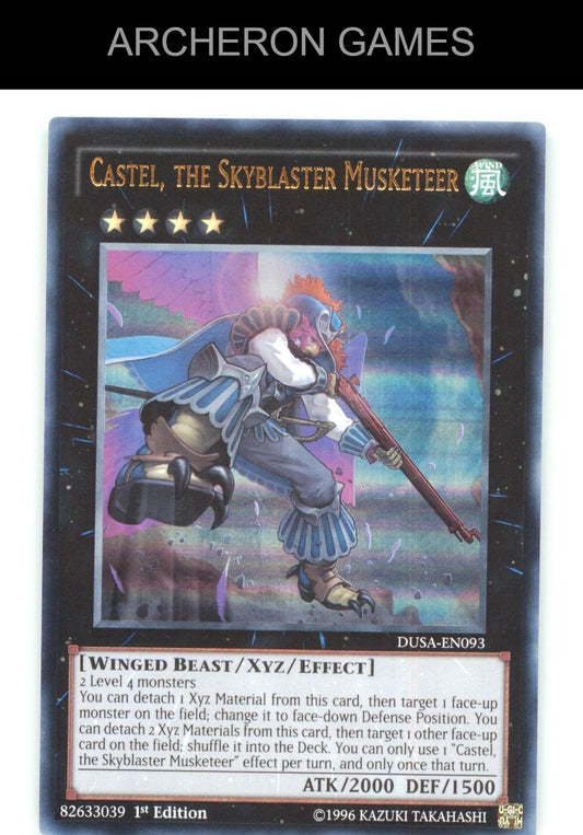 Castel, the Skyblaster Musketeer Ultra Rare YUGIOH Card