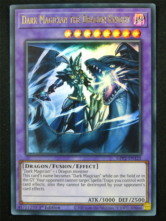 Dark Magician the Dragon Knight GFP2 Ultra Rare - 1st ed Yugioh Card #4IX