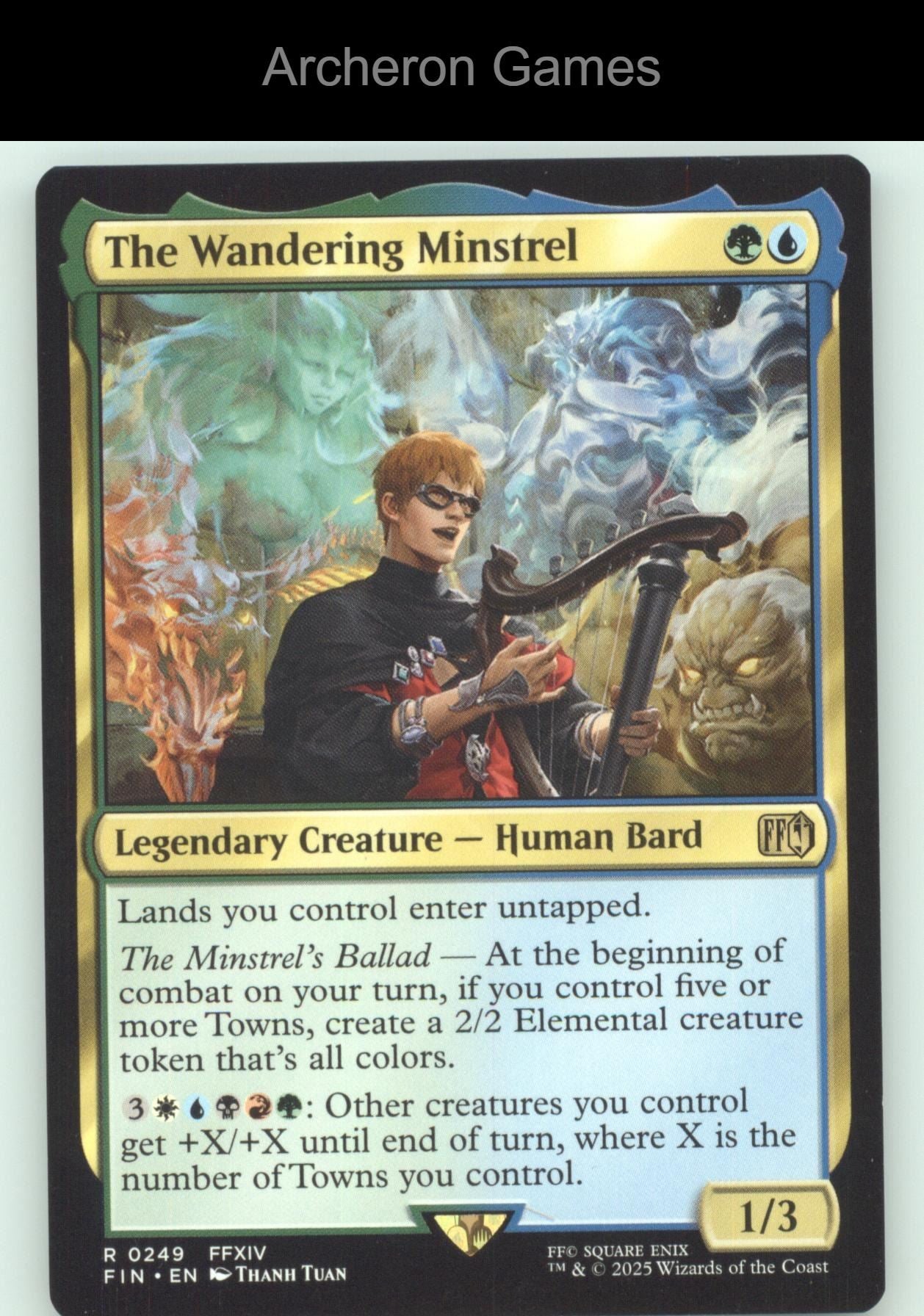 The Wandering Minstrel 249 R MTG Card FINAL FANTASY
