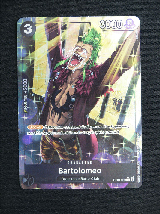 Bartolomeo OP04-089 R Foil - One Piece Card #21E