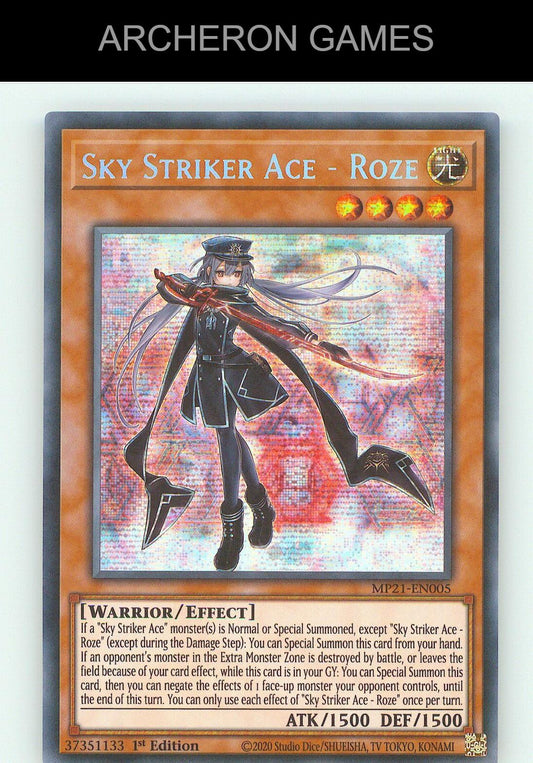 Sky Striker Ace - Roze SEC YUGIOH Card