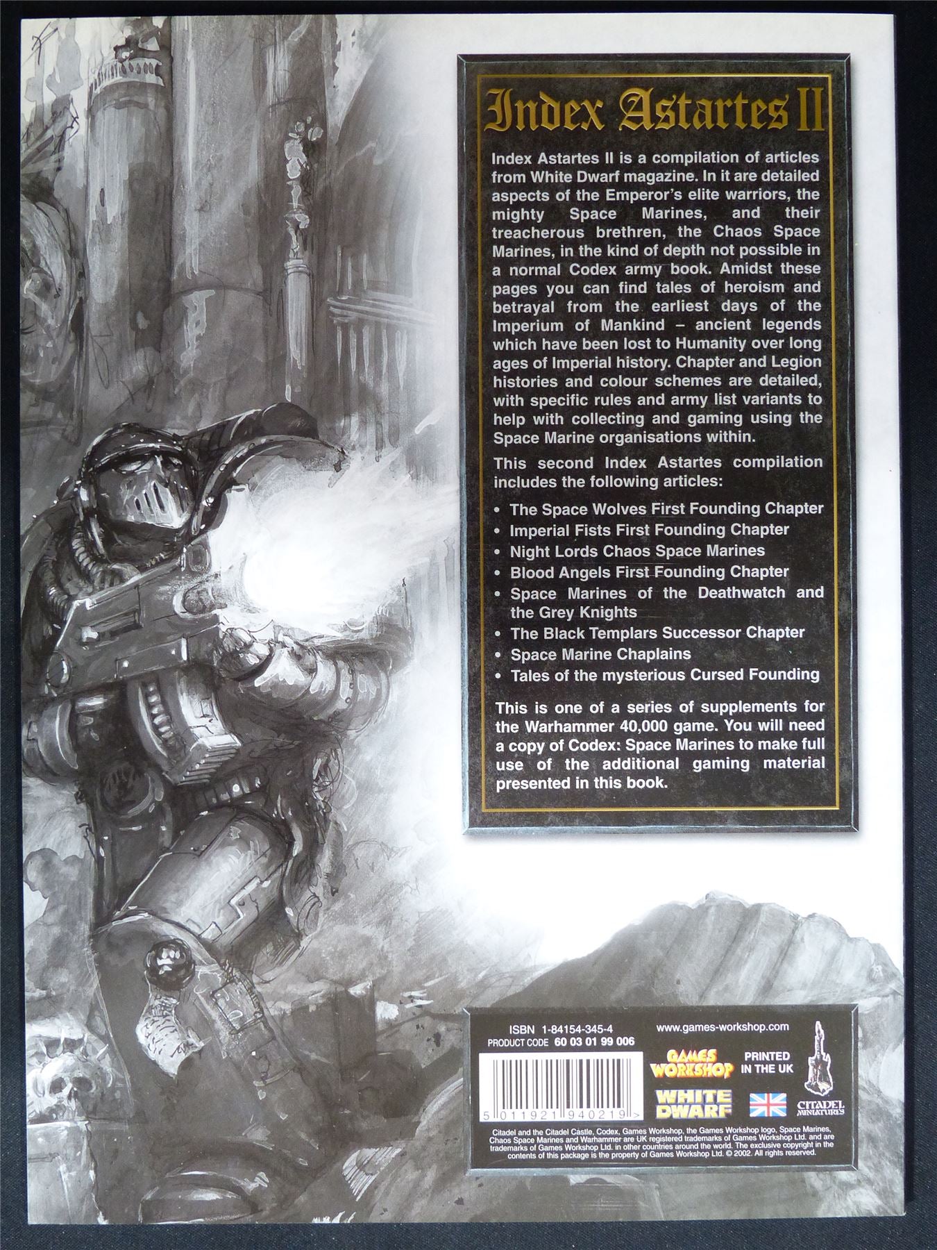 Index Astartes II Softback - Warhammer 40K #1P1