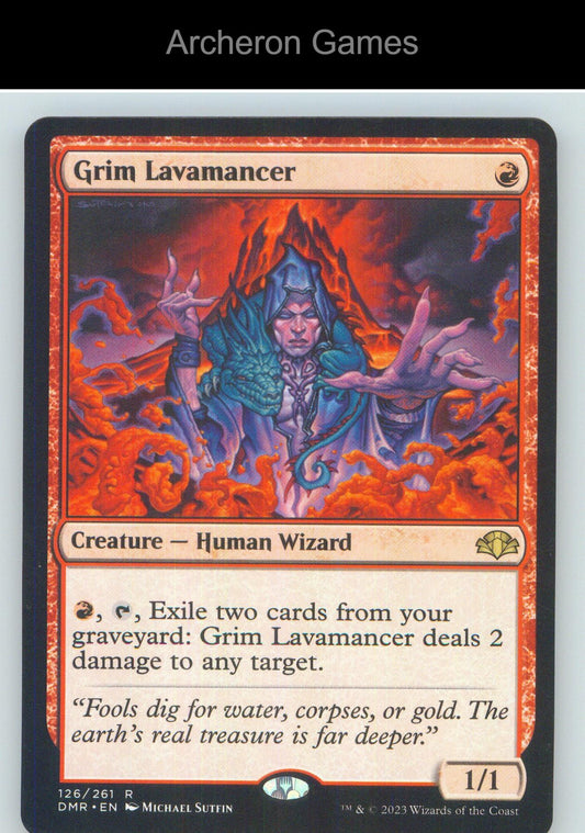 Grim Lavamancer DMR 126 R MTG Card NM/EX+