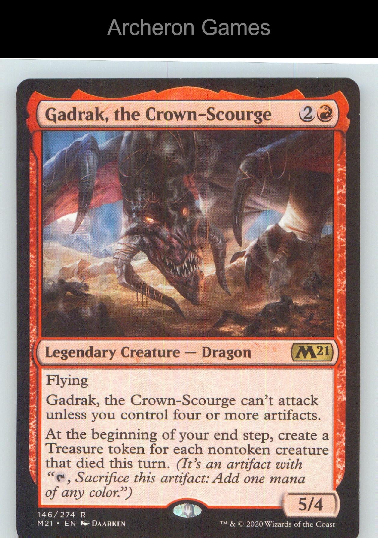 Gadrak, the Crown-Scourge M21 146 R MTG Card NM/EX+