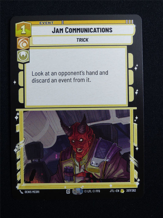 Jam Communications 207/262 - Star Wars Unlimited Card #15Q