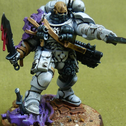 Lieutenant with Combi Weapon painted - White Scars - Warhammer 40K #4PR