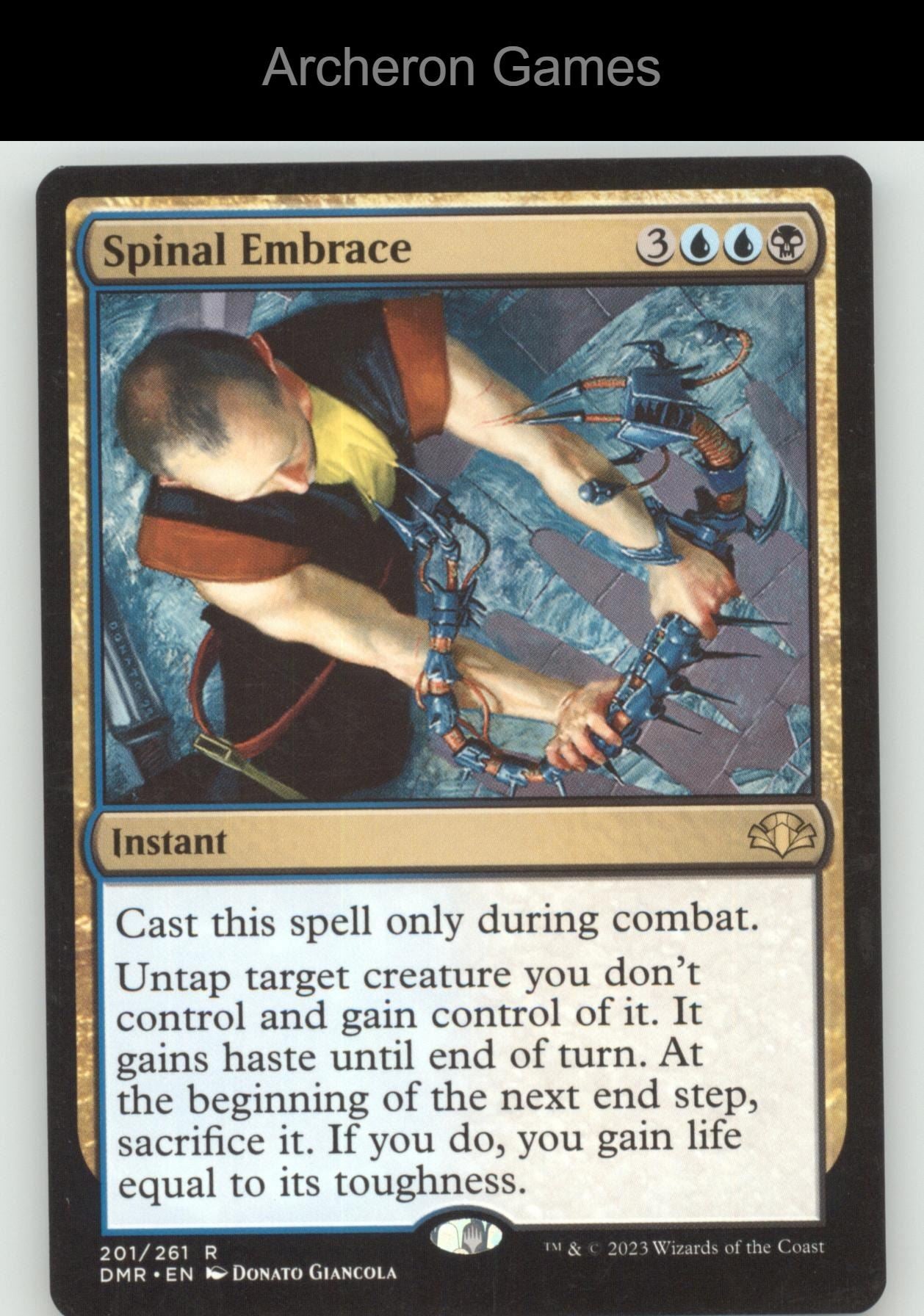 Spinal Embrace 101 R MTG Card Commander: Zendikar Rising