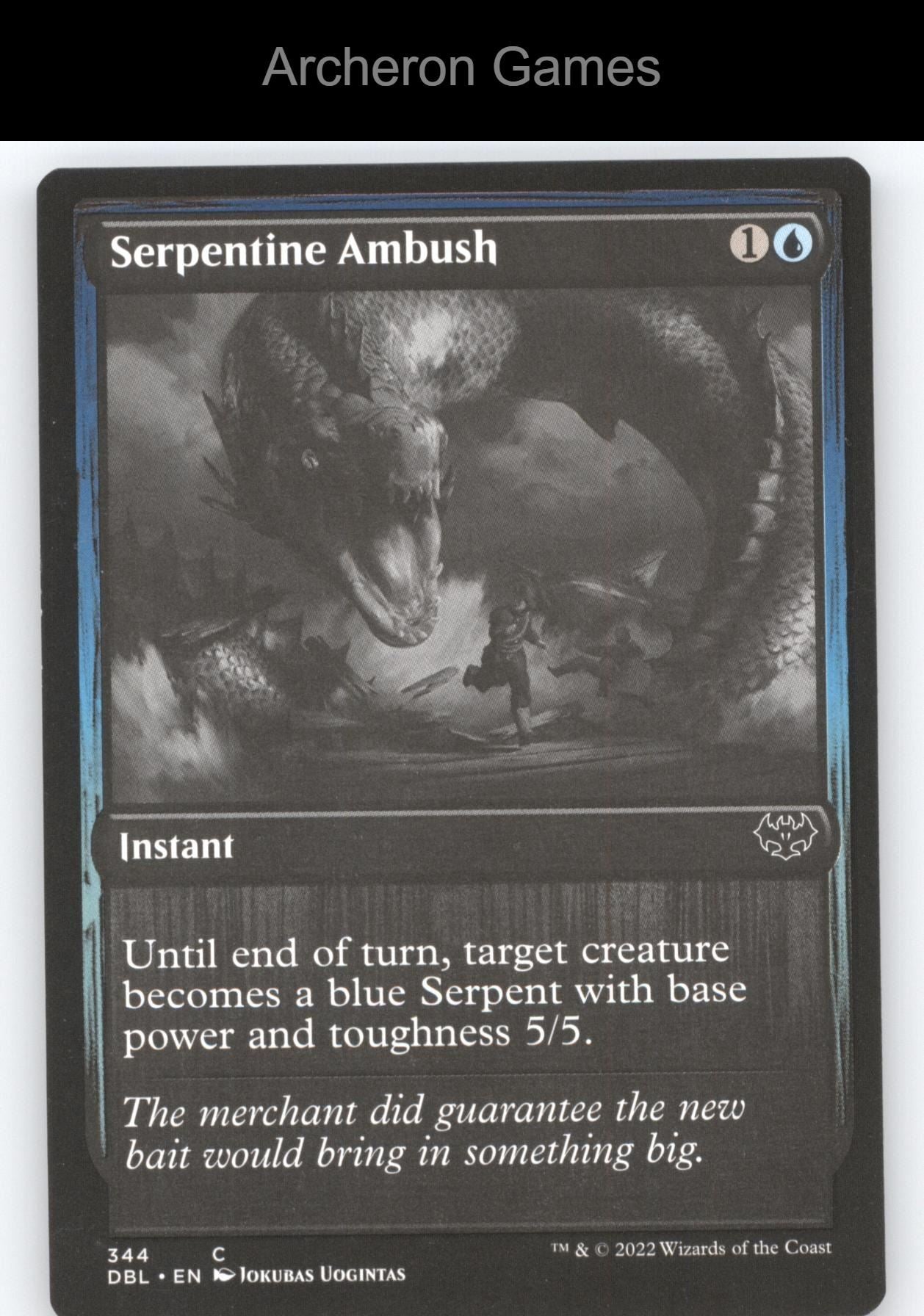 Serpentine Ambush 344 C MTG Card Innistrad: Double Feature