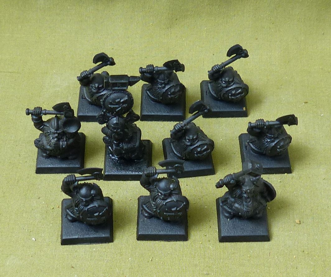 Classic Dwarf Warriors - Dwarves - Warhamer Fantasy #4WP