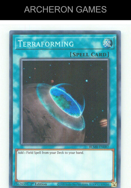Terraforming SEC YUGIOH Card 1st Edition