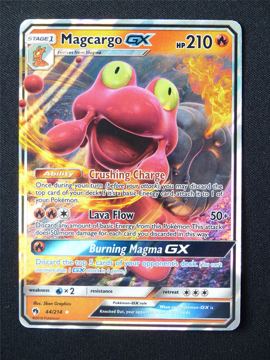 Magcargo GX 44/214 Holo - Pokemon Card #61H