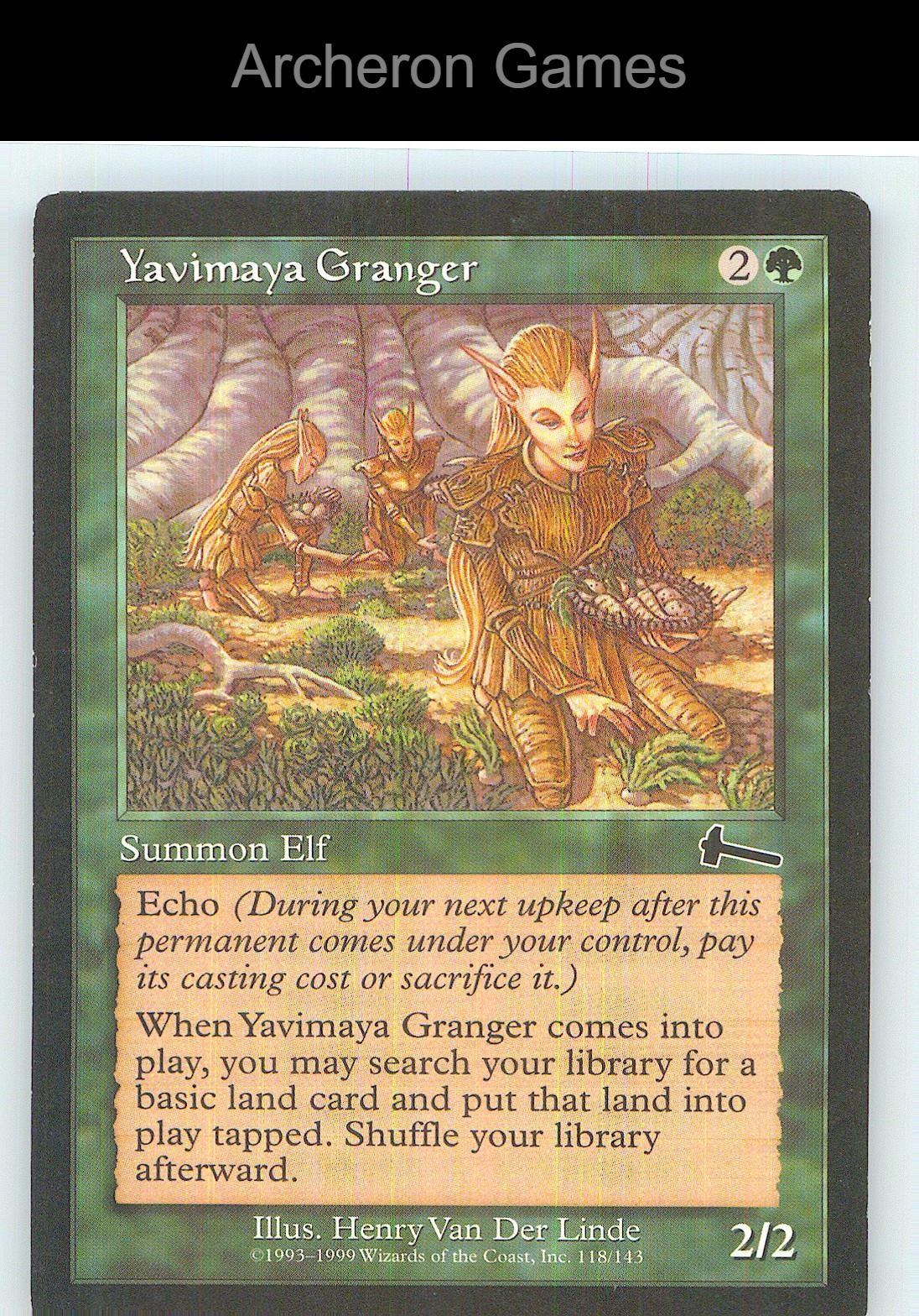 Yavimaya Granger PLST 118/143 C MTG Card NM/EX+