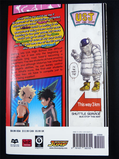MY Hero Academia volume 2 - Shonen Jump Manga #1W8