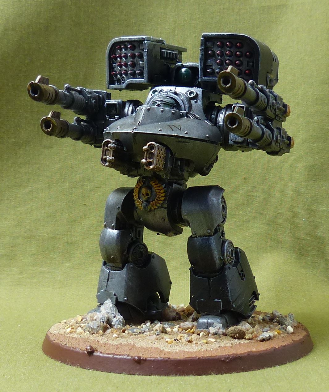 Deredeo Dreadnought: Anvilus Configuration painted - Iron Hands - Warhammer Horus Heresy #9H5