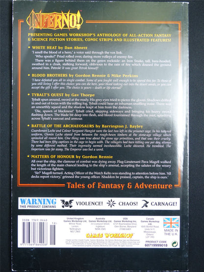 Inferno! Tales of Fantasy and Adventure #18 - Workshop Black Library Publication #1O8
