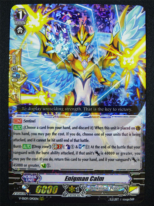 Enigma Calm D-VS01 RRR - Vanguard Card #25G