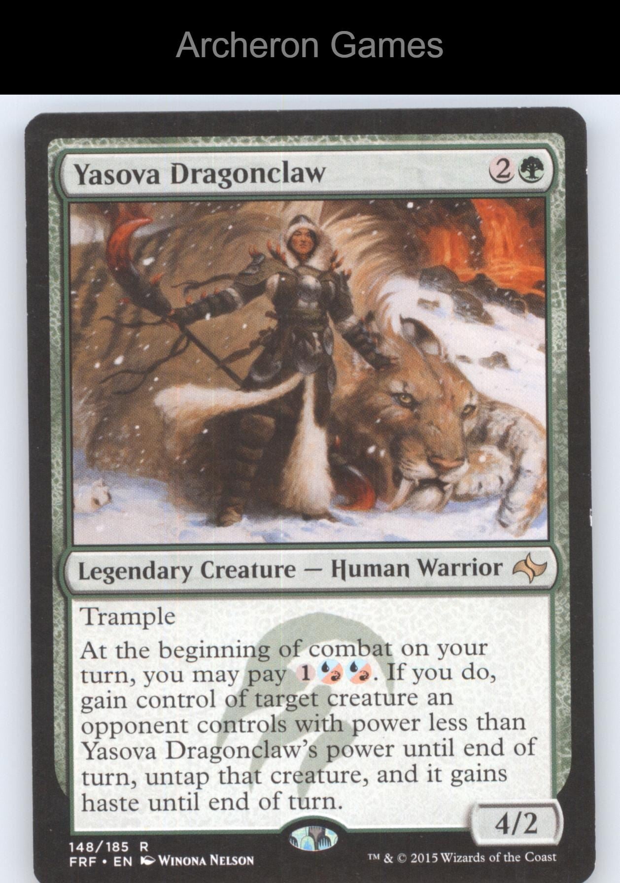 Yasova Dragonclaw 148 R MTG Card Fate Reforged
