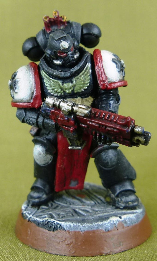 Kitbashed Lieutenant - Black Templars - Painted - Warhammer AoS 40k #WD