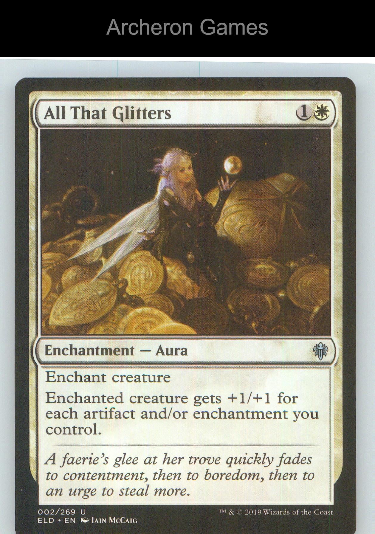 All That Glitters ELD 2 UC MTG Card NM/EX+