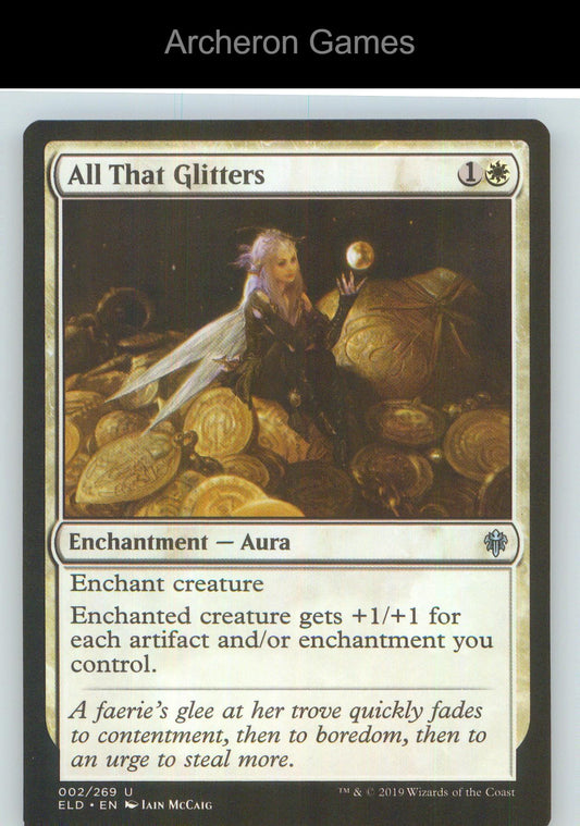 All That Glitters ELD 2 UC MTG Card NM/EX+