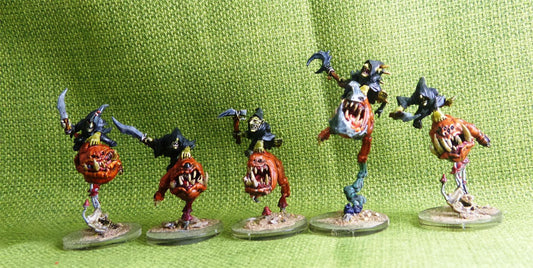 Gloomspite Gitz - Squig Hoppers 5 figures Painted - Warhammer AoS 40k #BD